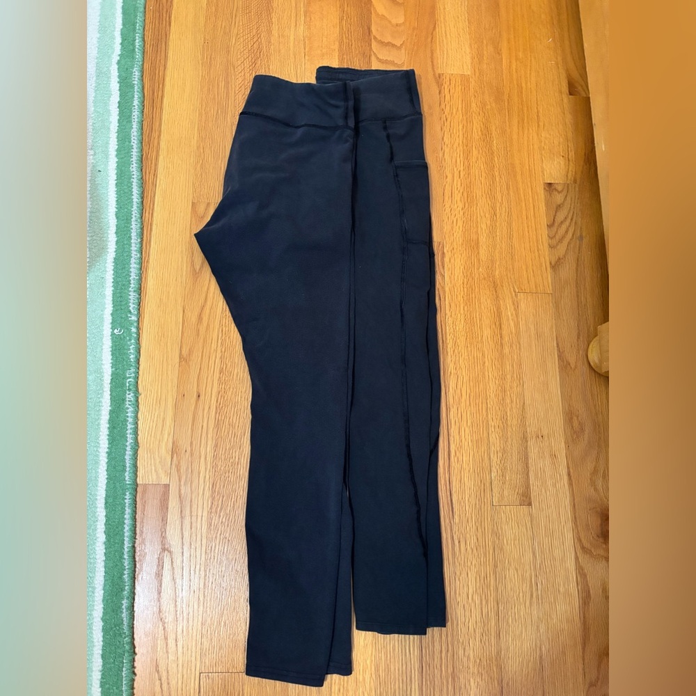 Pact 2 Pack Black Leggings Size Small and Medium